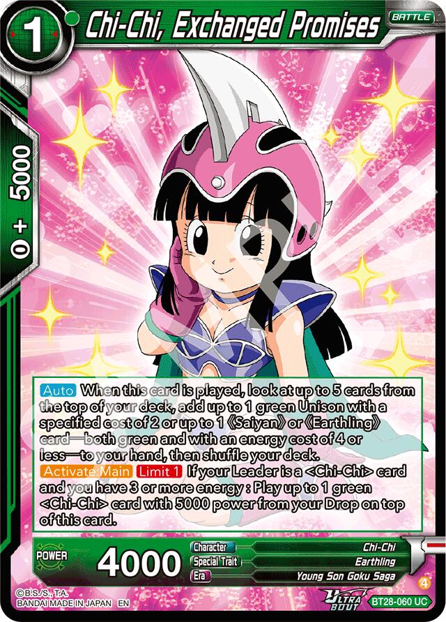 Chi-Chi, Exchanged Promises (BT28-060) [Prismatic Clash] Parallel Foil