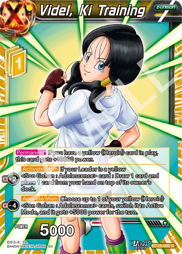 Videl, Ki Training (BT28-080) [Prismatic Clash] Parallel Foil