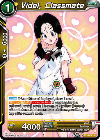 Videl, Classmate (BT28-091) [Prismatic Clash] Parallel Foil