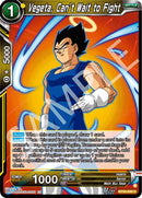 Vegeta, Can't Wait to Fight (BT28-096) [Prismatic Clash] Parallel Foil
