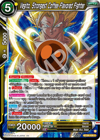 Vegito, Strongest Coffee-Flavored Fighter (BT28-100) [Prismatic Clash] Parallel Foil