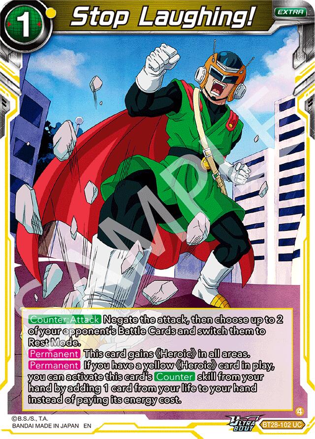 Stop Laughing! (BT28-102) [Prismatic Clash] Parallel Foil