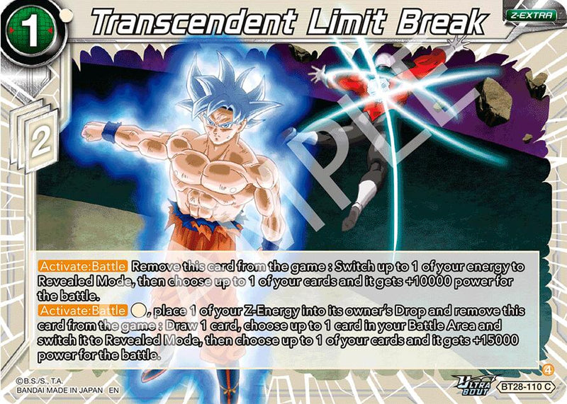 Transcendent Limit Break (BT28-110) [Prismatic Clash] Parallel Foil