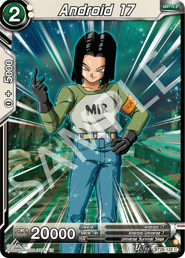Android 17 (BT28-122) [Prismatic Clash] Parallel Foil