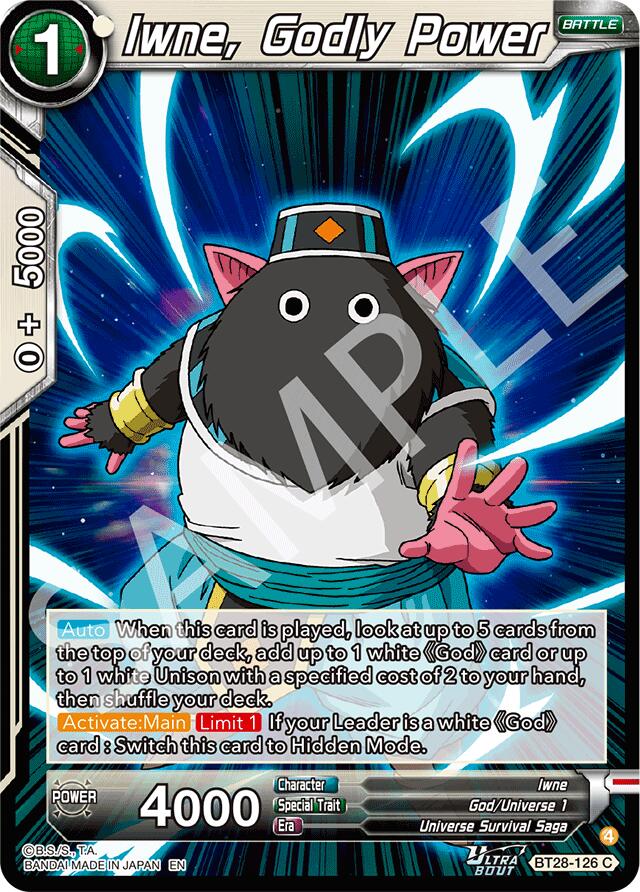 Iwne, Godly Power (BT28-126) [Prismatic Clash] Parallel Foil