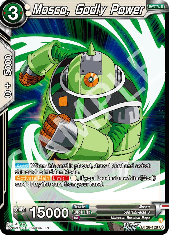 Mosco, Godly Power (BT28-128) [Prismatic Clash] Parallel Foil