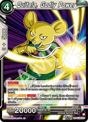 Quitela, Godly Power (BT28-129) [Prismatic Clash] Parallel Foil