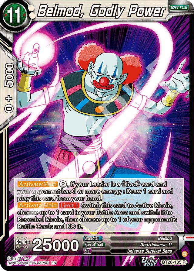 Belmod, Godly Power (BT28-135) [Prismatic Clash] Parallel Foil