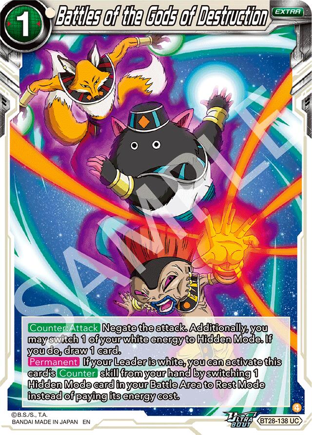 Battles of the Gods of Destruction (BT28-138) [Prismatic Clash] Parallel Foil