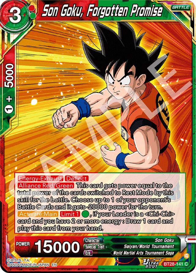 Son Goku, Forgotten Promise (BT28-141) [Prismatic Clash] Parallel Foil
