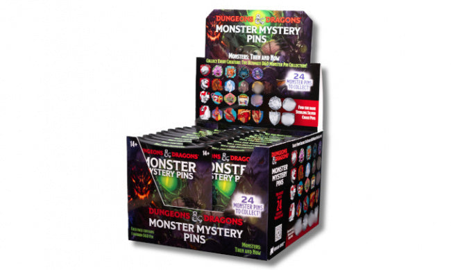 Dungeons & Dragons Monster Mystery Pins