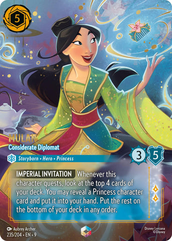 Mulan - Considerate Diplomat (Enchanted) (235/204) [Fabled]