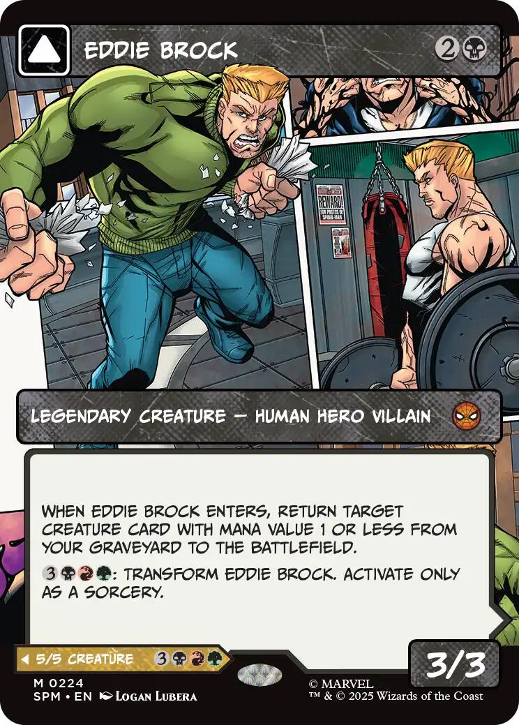 Eddie Brock (0224) (Borderless) [Marvel's Spider-Man] Foil