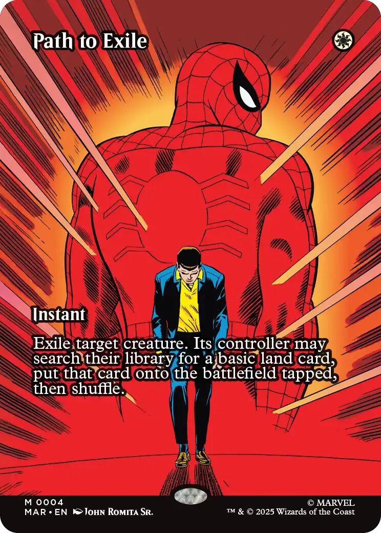 Path to Exile (Borderless) [Marvel's Spider-Man: Eternal-Legal] Foil