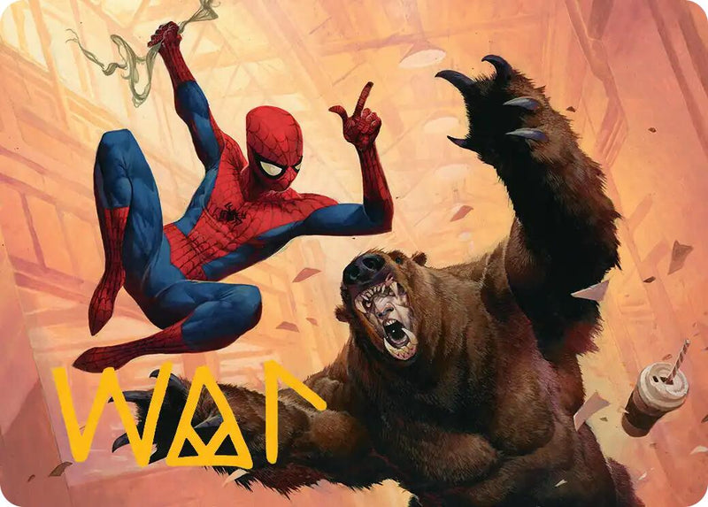 Wisecrack Art Card (Gold-Stamped Signature) [Marvel's Spider-Man Art Series]