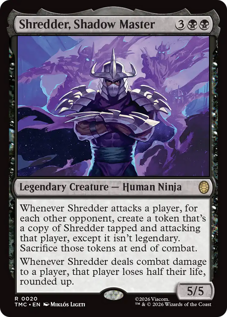 Shredder, Shadow Master [Teenage Mutant Ninja Turtles Commander] Foil