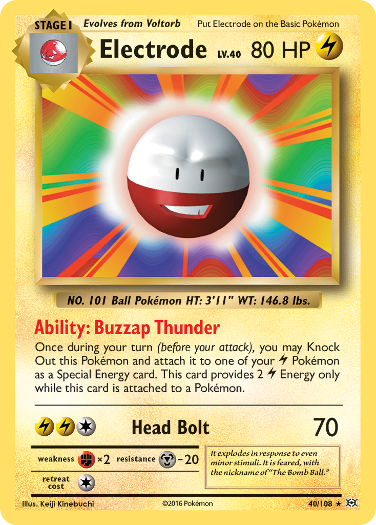 Electrode (40/108) [XY: Evolutions] Reverse Holofoil