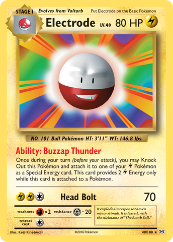 Electrode (40/108) [XY: Evolutions] Reverse Holofoil