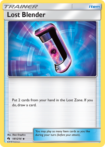 Lost Blender (181/214) [Sun & Moon: Lost Thunder] Reverse Holofoil