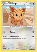 Lillipup (86/108) [Black & White: Dark Explorers] Reverse Holofoil