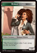 Human Citizen // Treasure Double-Sided Token [Marvel's Spider-Man Tokens] Foil