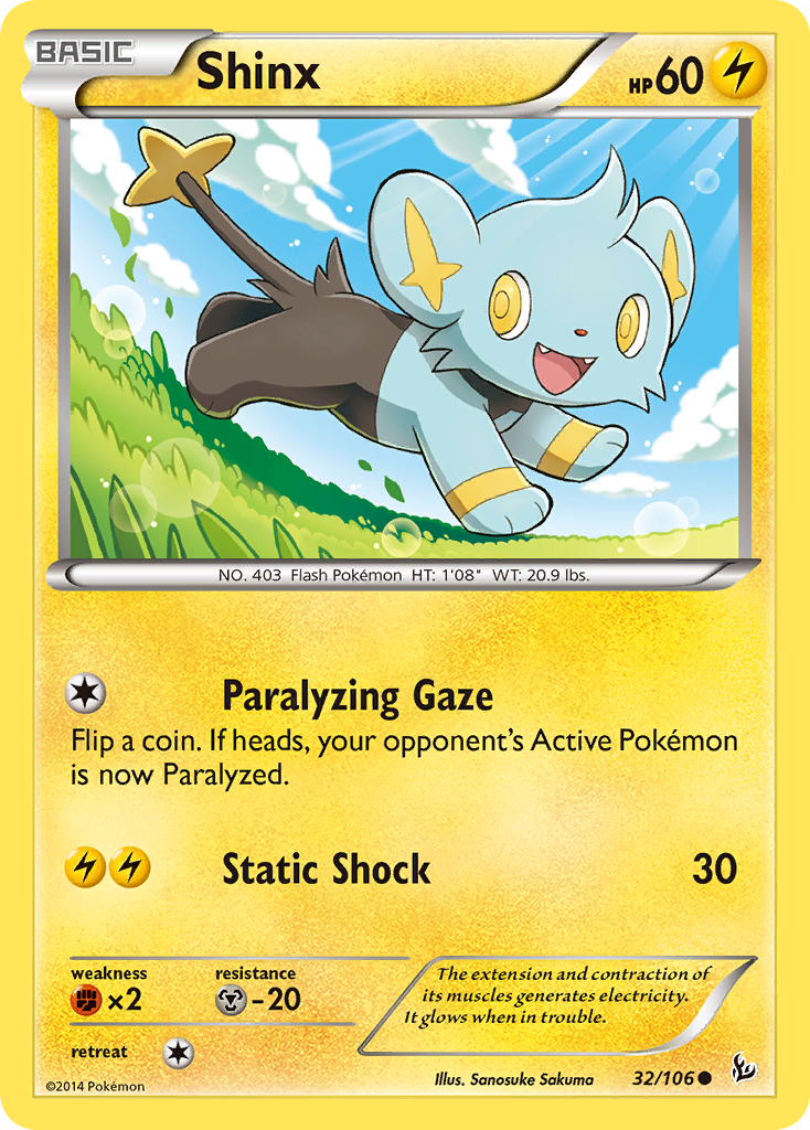 Shinx (32/106) [XY: Flashfire] Reverse Holofoil