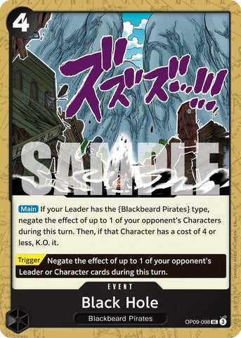 Black Hole (Reprint) [Premium Booster -The Best- Vol. 2]