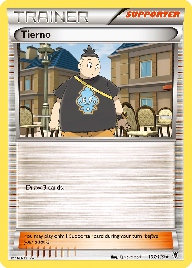 Tierno (107/119) [XY: Phantom Forces] Reverse Holofoil