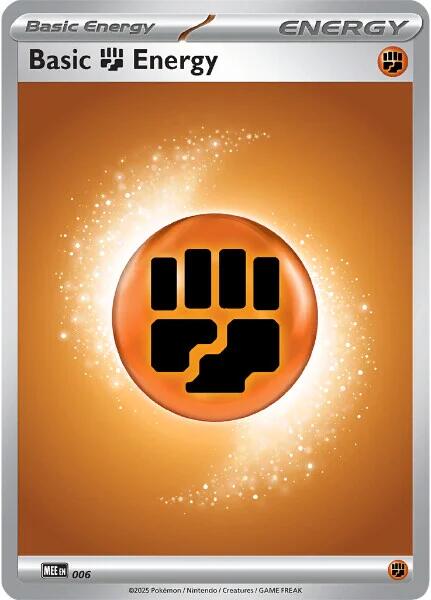 Basic Fighting Energy - 006 [Mega Evolution Energies] Holofoil