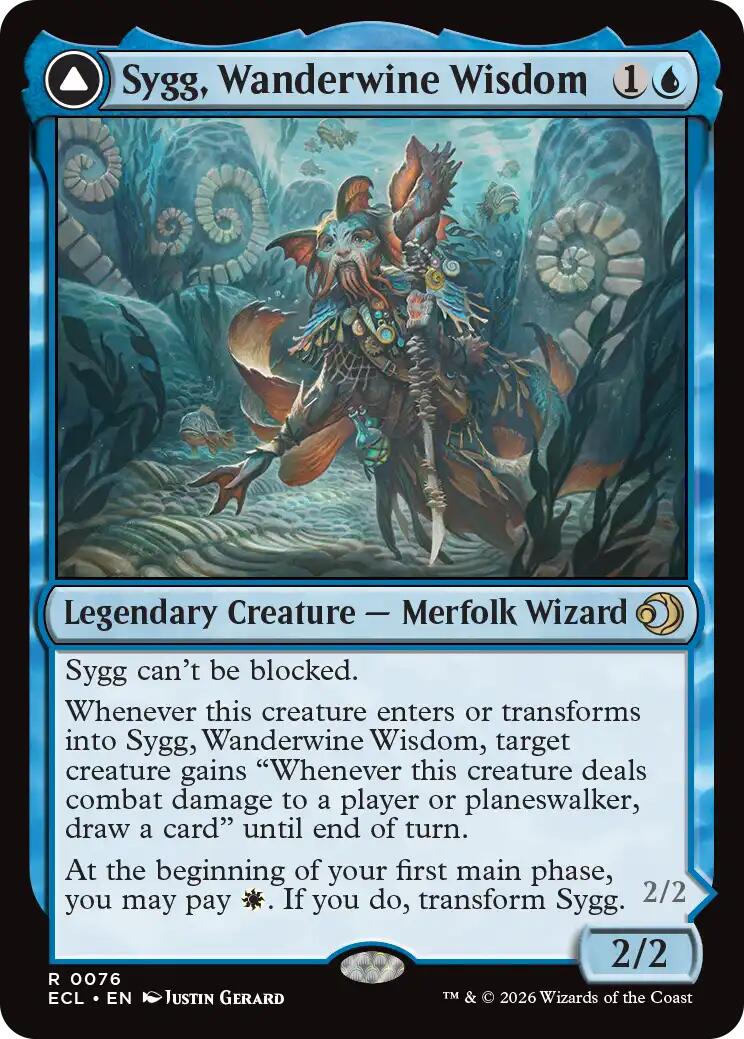 Sygg, Wanderwine Wisdom [Lorwyn Eclipsed] Foil