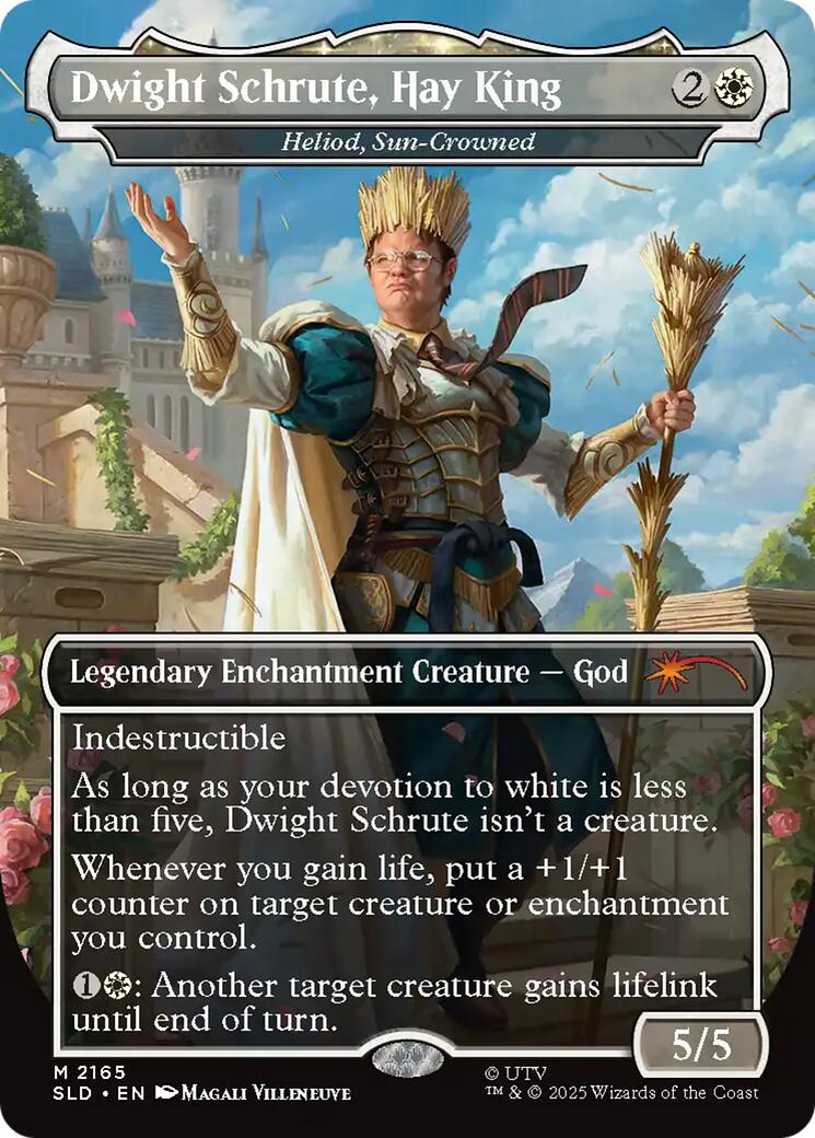 Dwight Schrute, Hay King - Heliod, Sun-Crowned [Secret Lair Drop Series] Foil