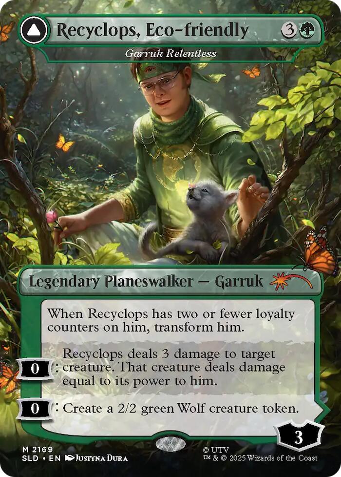 Recyclops, Eco-friendly - Garruk Relentless [Secret Lair Drop Series] Foil