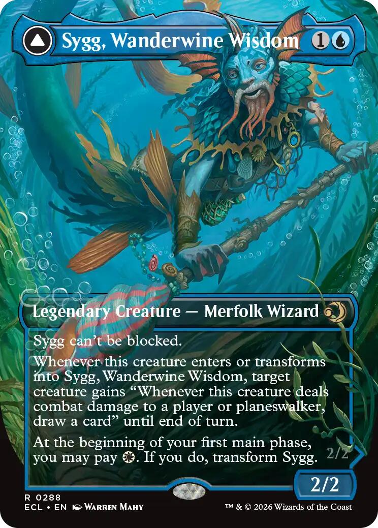 Sygg, Wanderwine Wisdom (Borderless) [Lorwyn Eclipsed] Foil
