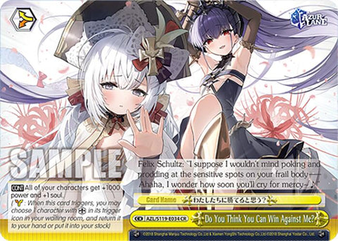 Do You Think You Can Win Against Me? (AZL/S119-E034 CR) [Azur Lane Vol. 2]