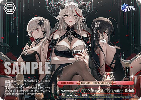 Let's Have a Celebration Drink (AZL/S119-E094EX RRR+) [Azur Lane Vol. 2]