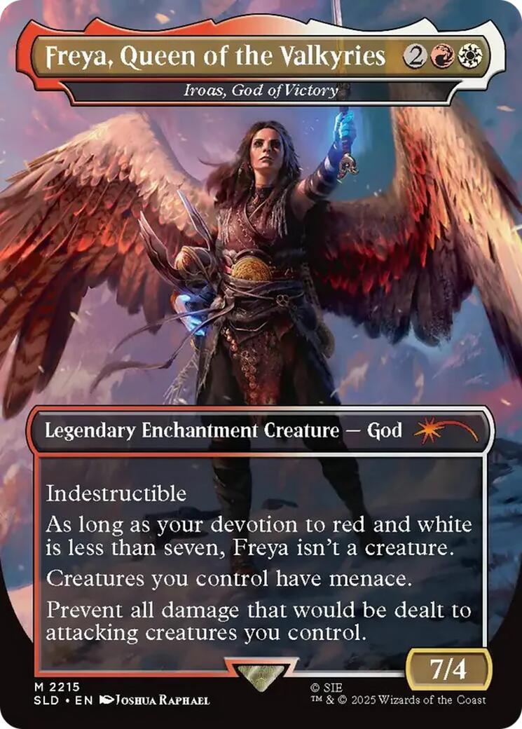 Freya, Queen of the Valkyries - Iroas, God of Victory [Secret Lair Drop Series] Foil