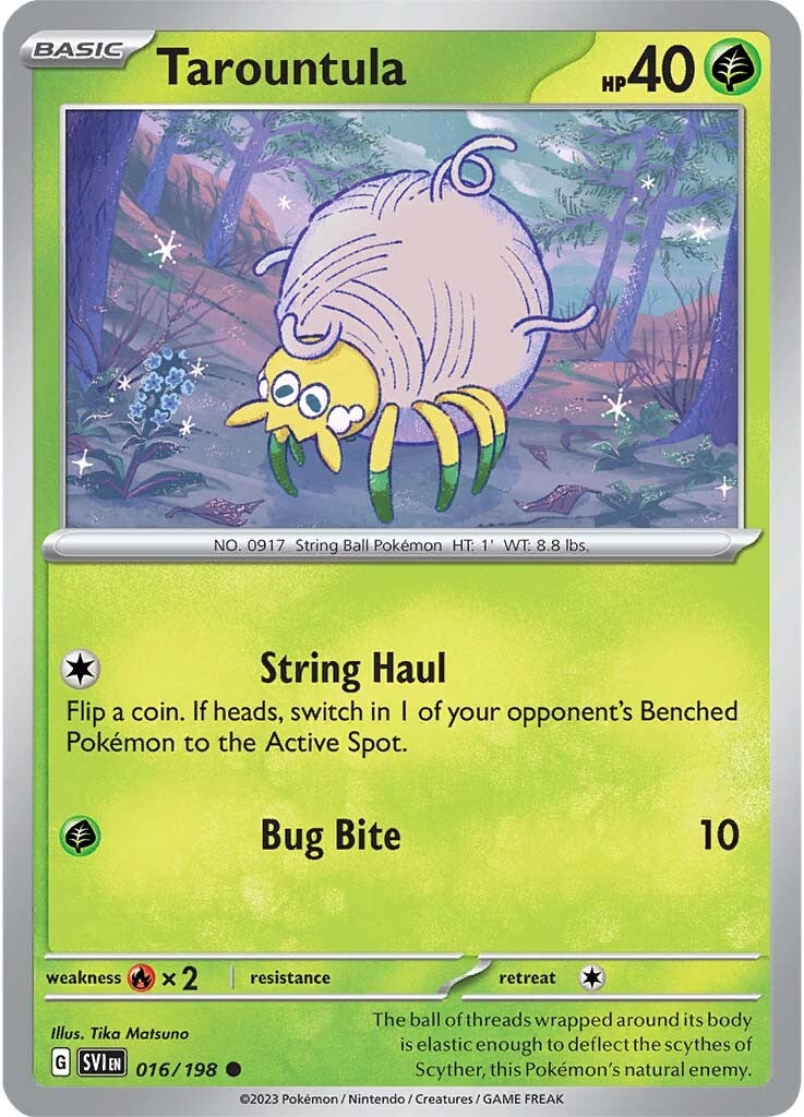 Tarountula (016/198) [Scarlet & Violet: Base Set] Reverse Holofoil