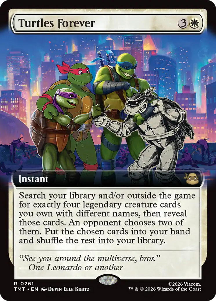 Turtles Forever (Extended Art) [Teenage Mutant Ninja Turtles] Foil
