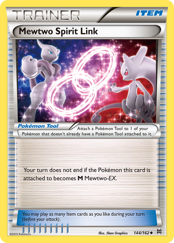 Mewtwo Spirit Link (144/162) [XY: BREAKthrough] Reverse Holofoil
