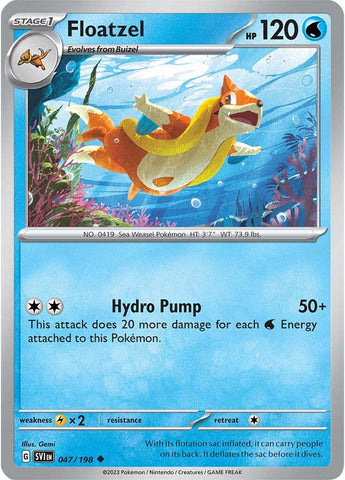 Floatzel (047/198) [Scarlet & Violet: Base Set] Reverse Holofoil