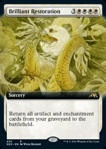 Brilliant Restoration (Extended Art) [Kamigawa: Neon Dynasty] Foil