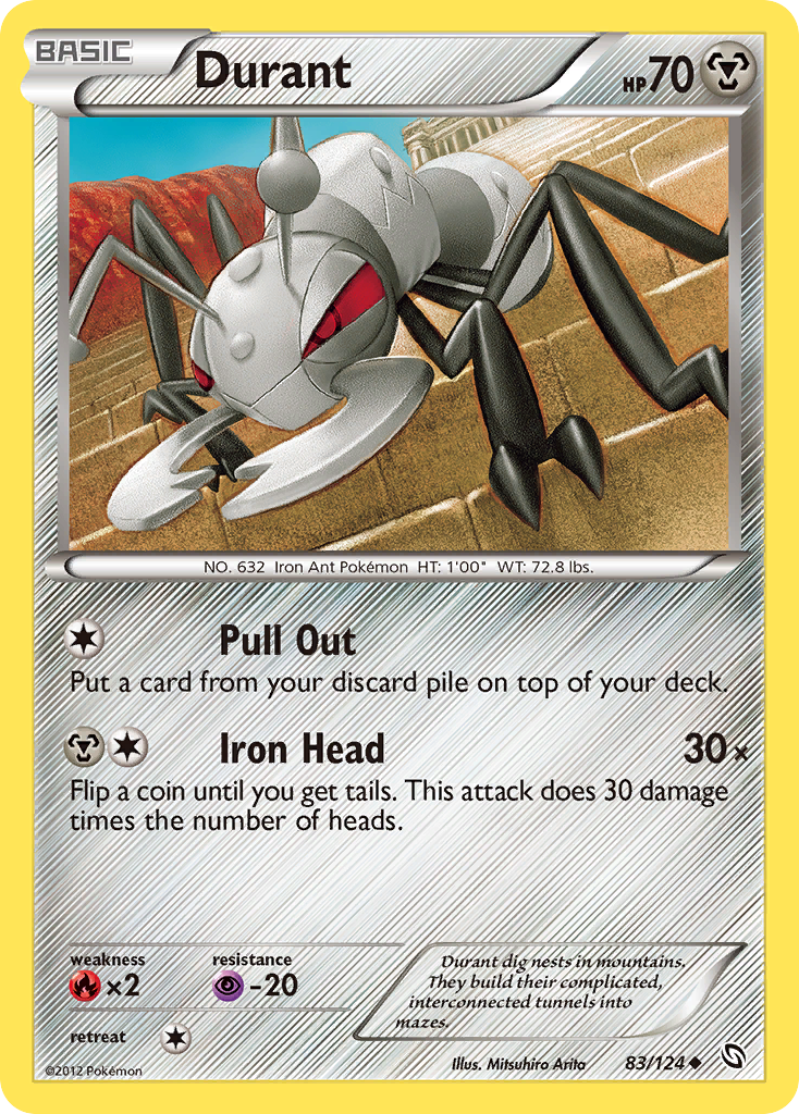 Durant (83/124) [Black & White: Dragons Exalted] Reverse Holofoil