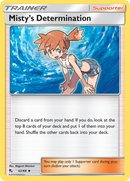Misty's Determination (62/68) [Sun & Moon: Hidden Fates] Reverse Holofoil
