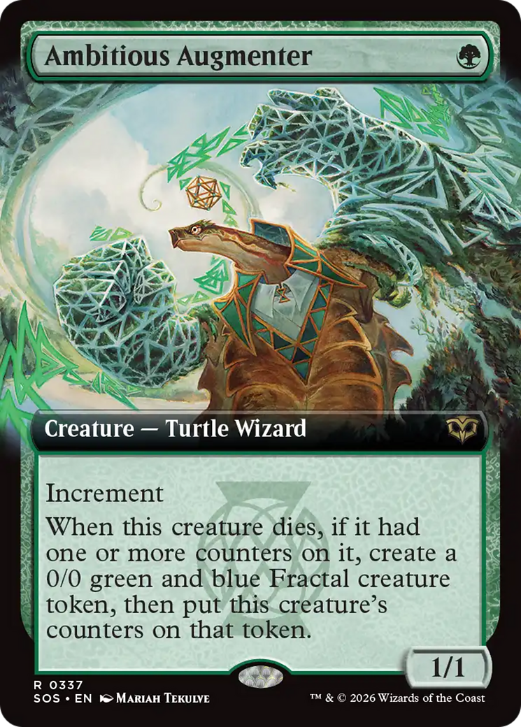 Ambitious Augmenter (Extended Art) [Secrets of Strixhaven] Foil