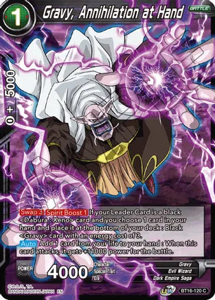 Demon God Gravy, Annihilation at Hand (BT16-120) [Realm of the Gods] Parallel Foil