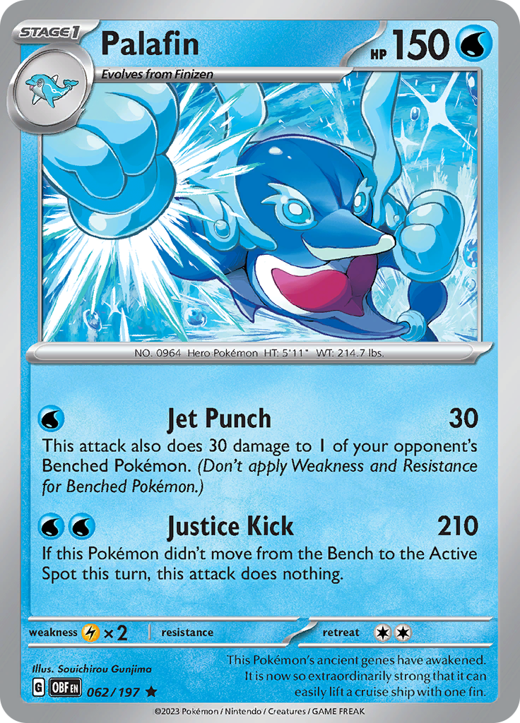 Palafin (062/197) [Scarlet & Violet: Obsidian Flames] Reverse Holofoil