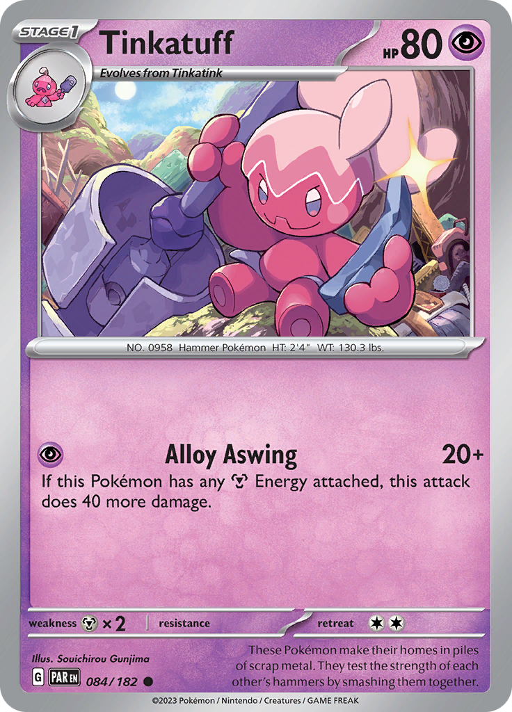 Tinkatuff (084/182) [Scarlet & Violet: Paradox Rift] Reverse Holofoil
