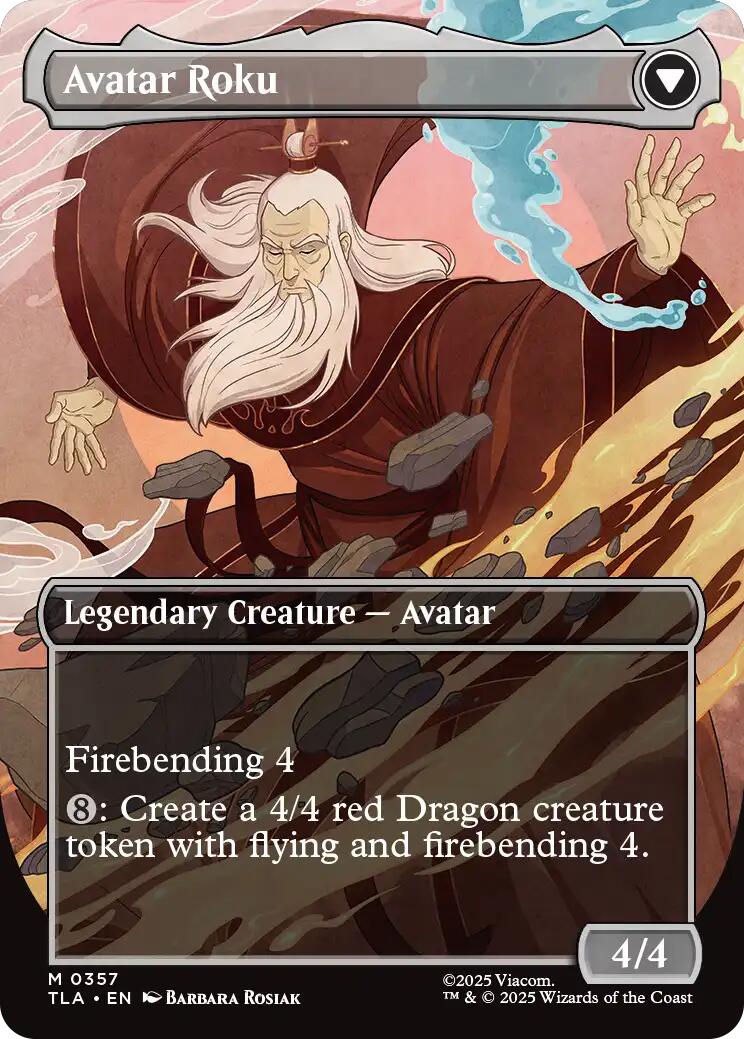 The Legend of Roku (Borderless) [Avatar: The Last Airbender] Foil