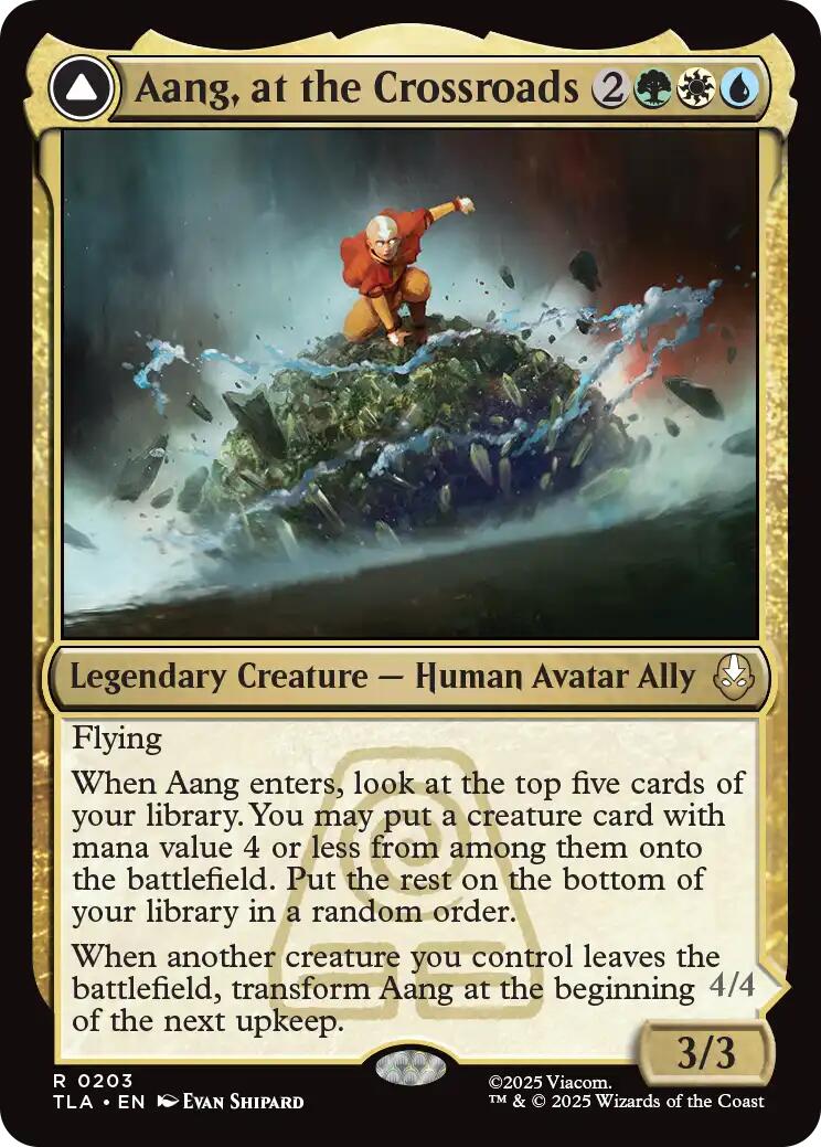 Aang, at the Crossroads [Avatar: The Last Airbender] Foil
