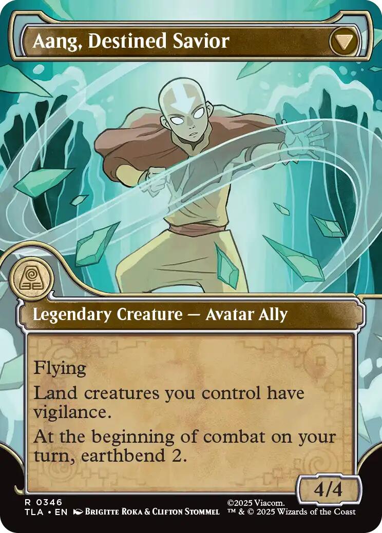 Aang, at the Crossroads (Showcase) [Avatar: The Last Airbender] Foil